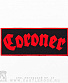 нашивка coroner (лого красное)