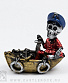 пепельница скелет пирата (фуражка синяя)