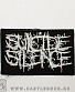 нашивка suicide silence (белое лого, вышивка)