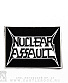 нашивка nuclear assault (лого белое)