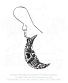  alchemy gothic ( ) e385 skull moon dangler