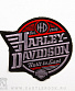 нашивка harley-davidson "built to last" (вышивка)