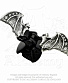  alchemy gothic ( ) hh6 crystal bat clip