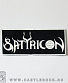 нашивка satyricon (лого белое)