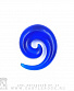 Растяжка Акрил Спираль (синяя) 14 мм