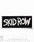 нашивка skid row (лого белое)