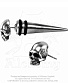  alchemy gothic ( ) e323 tomb skull spike