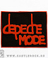 нашивка depeche mode (лого красное)