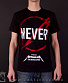 футболка metallica "never"