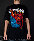 футболка демон с козой "ozzfest"