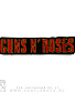 нашивка guns'n'roses (надпись, вышивка)