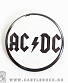 значок ac/dc (лого, ч/б)