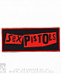 нашивка sex pistols (лого, принт красный)