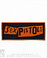 нашивка sex pistols (лого, принт оранжевый)