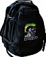 рюкзак с вышивкой exploited (лого, зеленый ирокез)