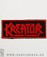 нашивка kreator (лого красное, вышивка)