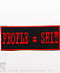 нашивка slipknot "people=shit" (надпись красная)