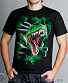 футболка дракон зеленый
