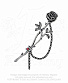   alchemy gothic ( ) e344 chained-love rose