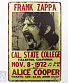  frank zappa "cal state college nov. 8-1972"