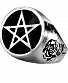 кольцо alchemy gothic (алхимия готик) r23 roseus pentagram
