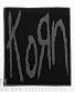 нашивка korn (лого серое, большая)