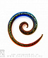Растяжка Стекло Спираль (разноцветная) 6 мм