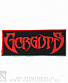 нашивка gorguts (лого красное)