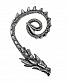 серьга кафф alchemy gothic (алхимия готик) e412 ostrogoth dragon