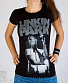 женская футболка linkin park chester bennington (надпись серая)