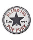 наклейка виниловая blink-182 "pop punk since 1992" (круглая)
