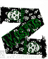 шарф misfits (лого, надпись зеленая)