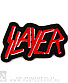нашивка slayer (лого красное, вышивка)