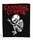 нашивка cannibal corpse "butchered at birth" (скелет)