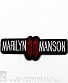 нашивка термо marilyn manson (лого, вышивка)