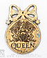 елочное украшение queen freddie mercury (герб, блестки)