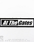 нашивка at the gates (лого белое)