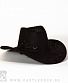 шляпа ковбойская черная