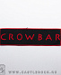 нашивка crowbar (надпись красная)