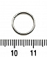 Сегментное Кольцо Кликер Титан 1,2 х 10