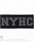 нашивка new york hardcore "nyhc" (лого серое)