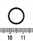 Сегментное Кольцо Сталь Черное 1,2 х 10