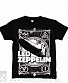 футболка детская led zeppelin (дирижабль ч/б)