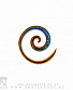 Растяжка Стекло Спираль (разноцветная) 5 мм
