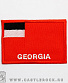 нашивка флаг грузии (вышивка)