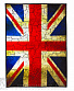 нашивка на спину флаг великобритании (вертикальная)