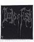 нашивка deeds of flesh (лого серое)
