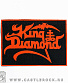 нашивка king diamond (лого красное)