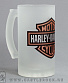 кружка пивная стеклянная harley-davidson (лого)