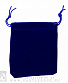 мешочек бархатный синий (средний)